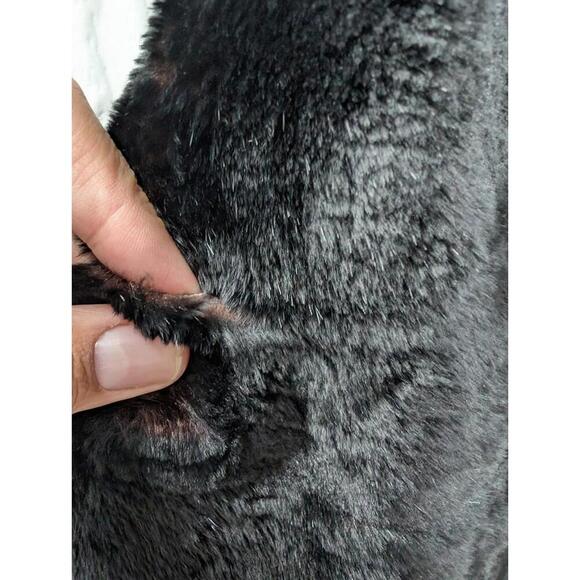 Vtg 1950s Bullock’s Los Angeles California Black Mink Fur Stole Shawl Wrap - Picture 9 of 9